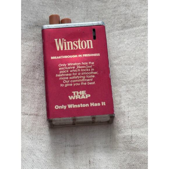 7 Vintage Retro Salem, Winston, Camel Cigarette Lighters - Picture 3 of 8